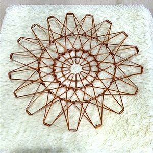Adjustable Copper-Look TableTop Basket